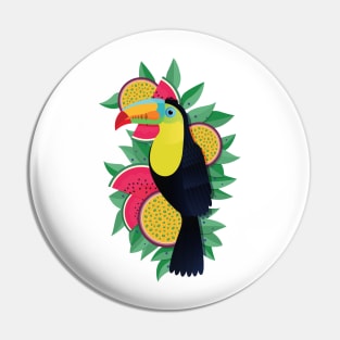 Tropical toucan Pin