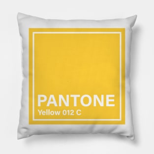 pantone Yellow 012 C Pillow