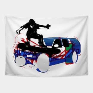 USA Skateboarding Tapestry