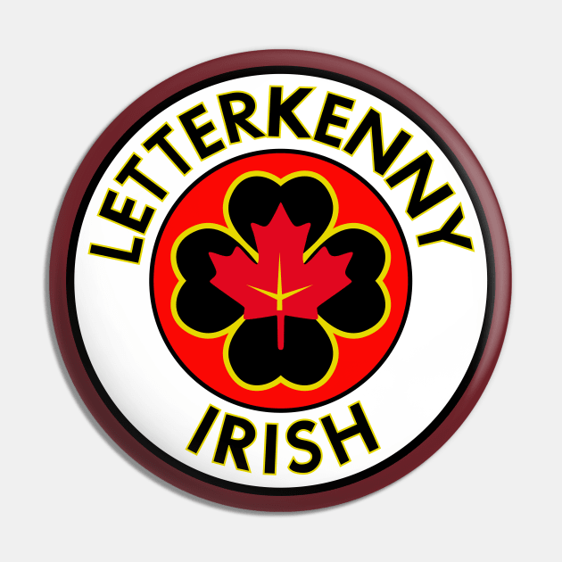 Letterkenny Irish Logo Pin by idjie