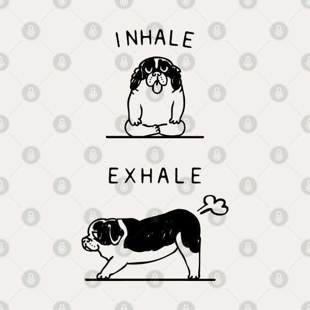 Inhale Exhale St. Bernard by huebucket