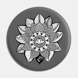 Lotus Flower Mandala Pin