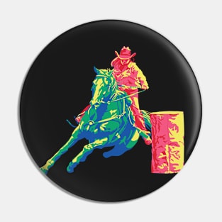 Barrel Rider 1: Vibrant Pin