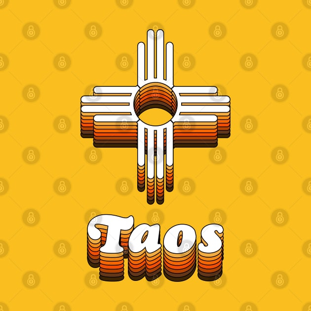 Taos // Retro New Mexico Pride by darklordpug