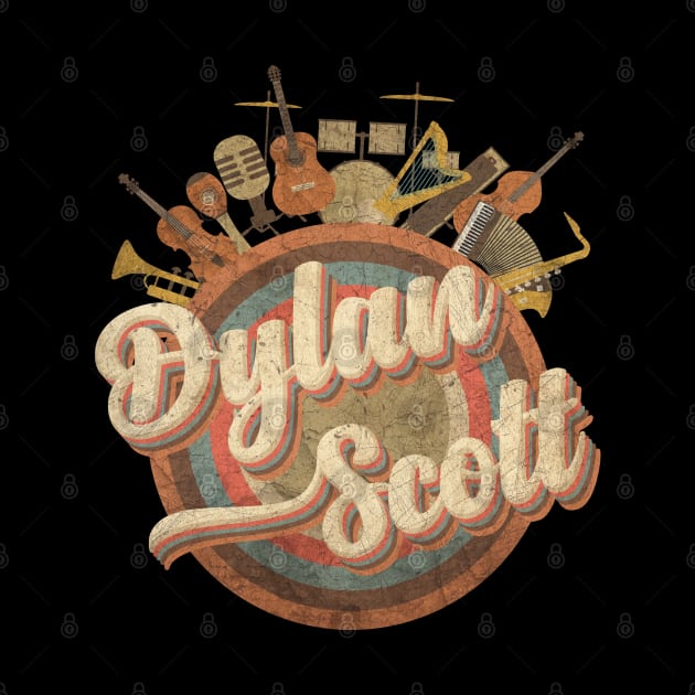 Music Tour Vintage Retro // Dylan Scott by kumurkumur