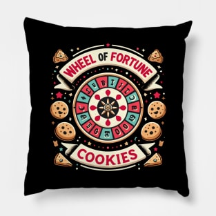 Wheel Of Fortune Cookies Fun Roulette Tarot Pun Horoscope Pillow