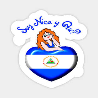 Nicaragua Soy Nica y Que? Magnet