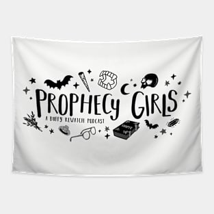 Prophecy Girls Icons (Dark Text) Tapestry