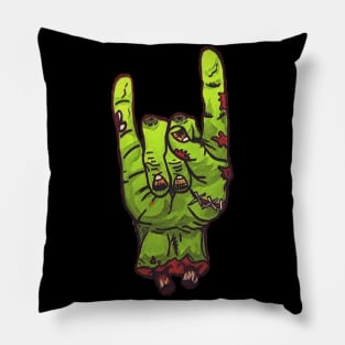 Rock N Roll Zombie Pillow