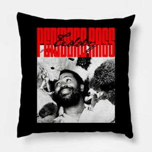 Teddy Pendergrass -- Aesthetic Fan Art Design Pillow