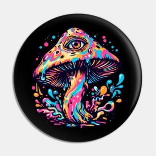 Psychedelic trip magical Mushroom Pin