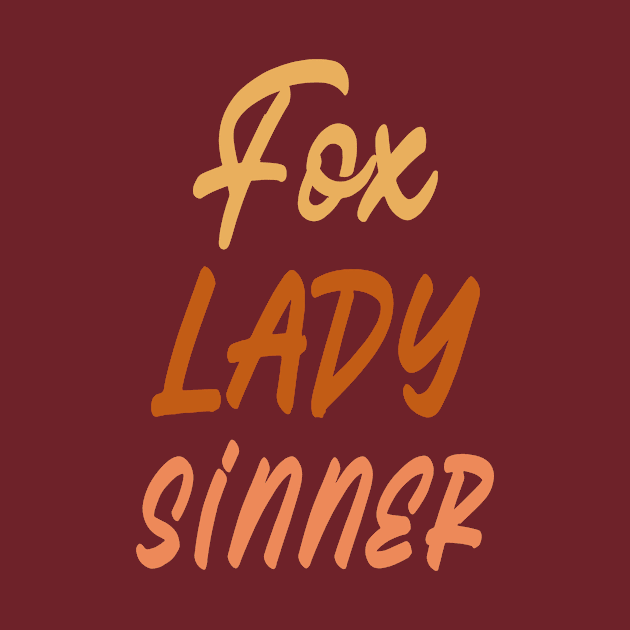 fox. lady, sinner, design v2 by H2Ovib3s