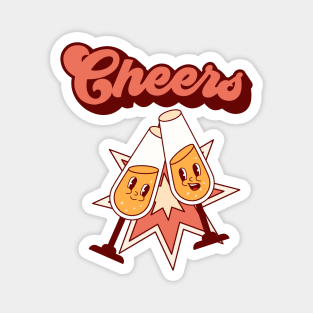 Cheers to a New Year Magnet