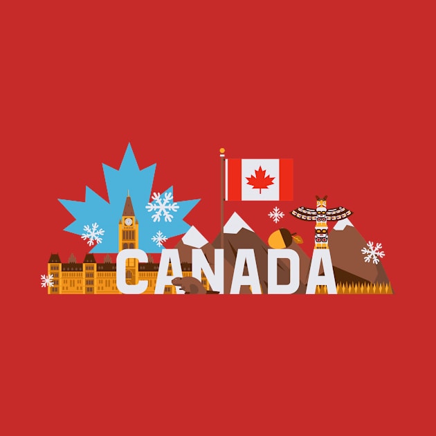 Canada by Oh My Gift Art