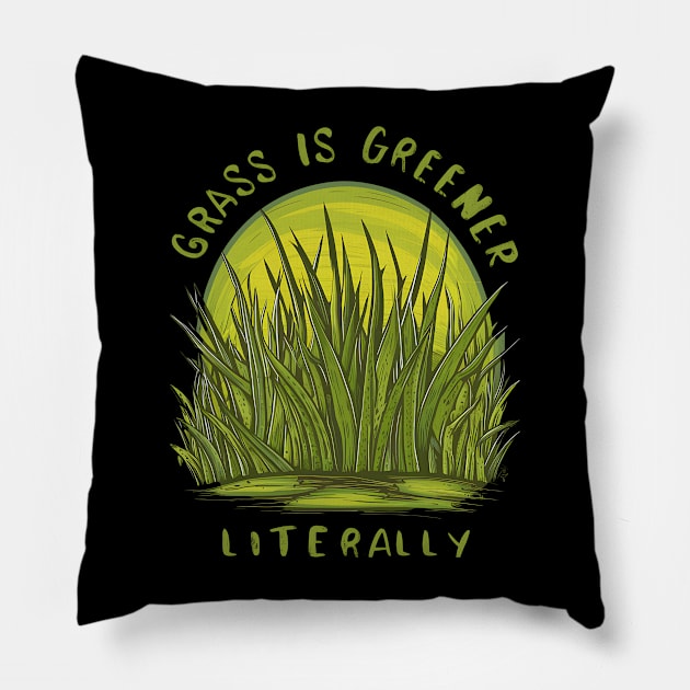 Grass Pillow by NomiCrafts