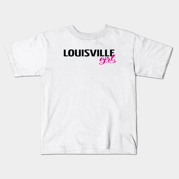 ProjectX23Red Louisville Girl Kids T-Shirt