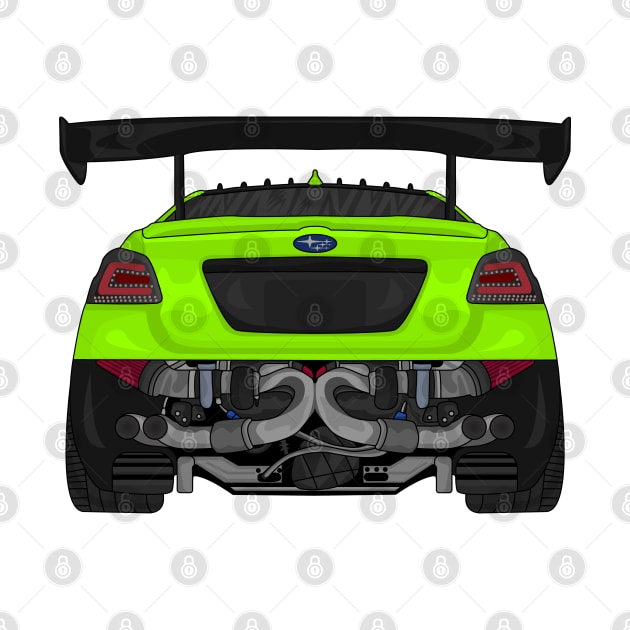 WRX REAR LIME by VENZ0LIC