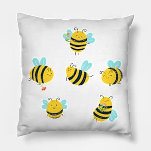 Cute Bees Pillow