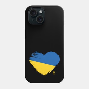 I love my country. I love Ukraine. I am a patriot. In my heart, there is always the flag of Ukraine. Phone Case