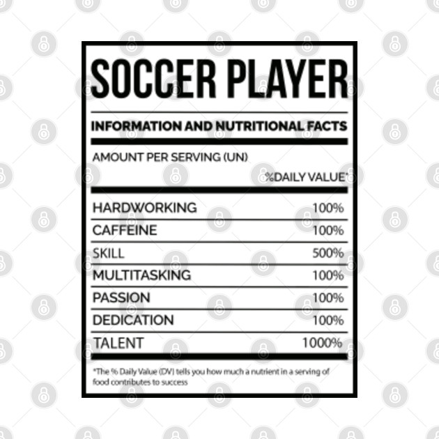 Awesome And Funny Nutrition Label Soccer Saying Quote For A Birthday Or Christmas - Soccer - Phone Case