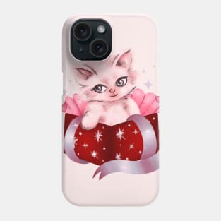 Kitschy Festive Kitty Phone Case