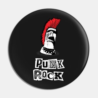 Easter Island Punk Rock Pin