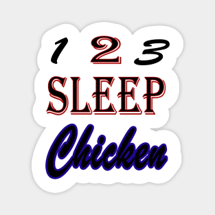 sleep chicken Magnet