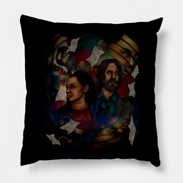 Alan Wake 2 Pillow by IntraSomnium