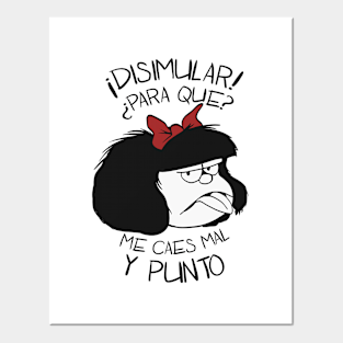 Mafalda Feminista Frases Humor Posters And Art Prints Teepublic