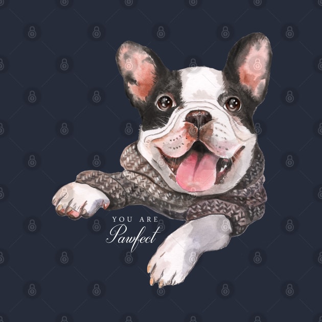 Sweet Pawfect Frenchie by Lucia