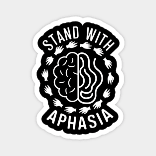 Stand With Aphasia Warriors Magnet