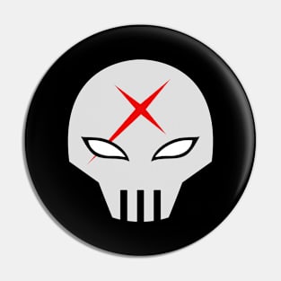 Red X Mask Pin