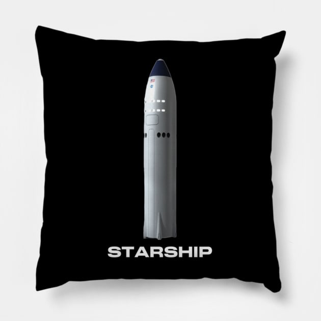 Starship Pillow by Stellar Facts