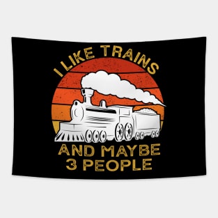 Model Train Lover Driver Tapestry