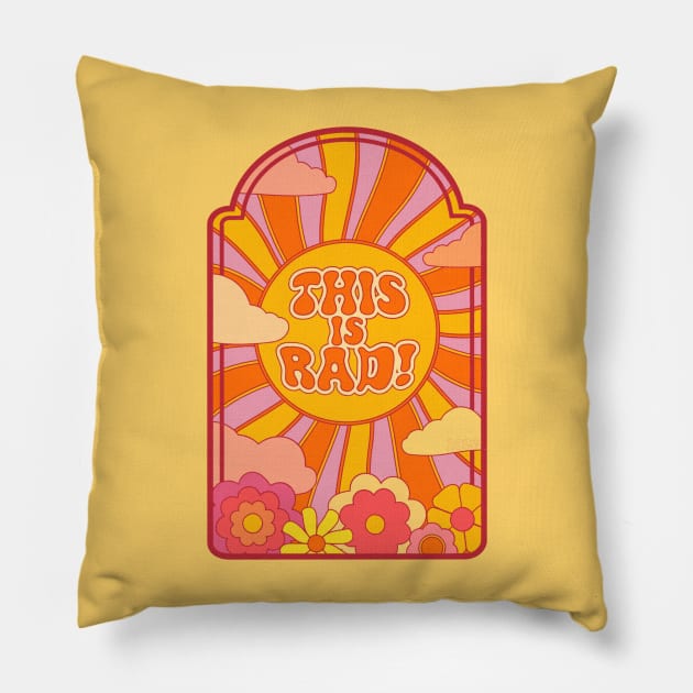 The Summer of Rad 2022 Pillow by This is Rad!