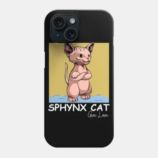 Sphynx Cat - Cute Cartoon Cat Comic Cats Phone Case