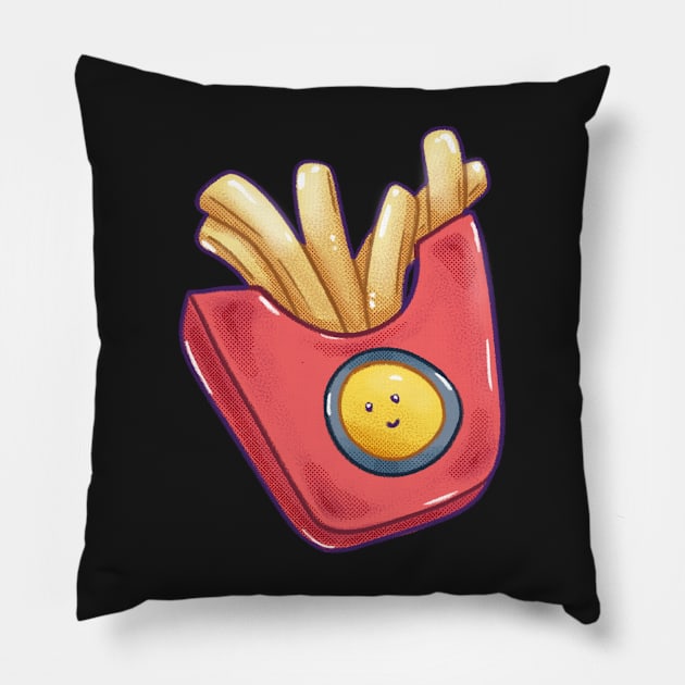 gummy fries Pillow by Shizomaru