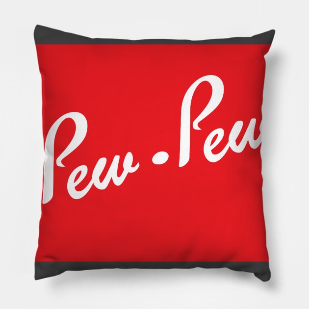 Pew Pew Pillow by peekxel