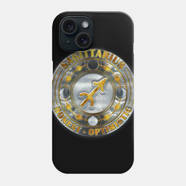 Chrome Sagittarius Phone Case by FallingStar