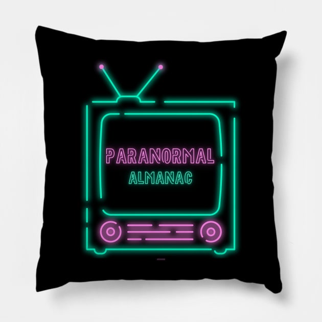 NEON PARANORMAL ALMANAC Pillow by Paranormal Almanac