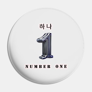 number design Pin