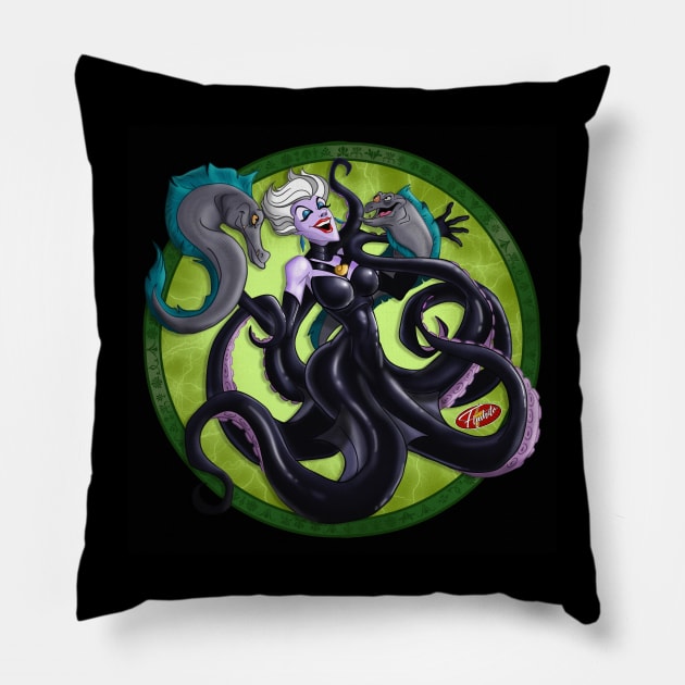 Octopus Pillow by Flashito Art