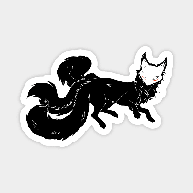 Kitsune Fox Magnet by Thia