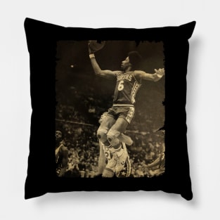 Pic Of The Dr. J IN 1977 Pillow