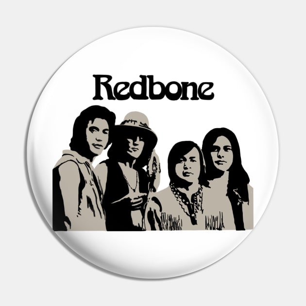 Redbone Band 60s Vintage Pin by Mavioso Pattern