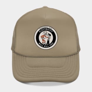 Retro Electricity Public Service Ad 1970 Hat