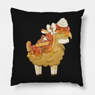 Pecan Pie Alpaca Pillow