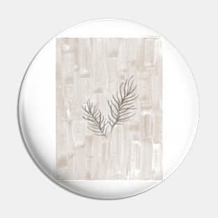 Neutral spruce branch Pin