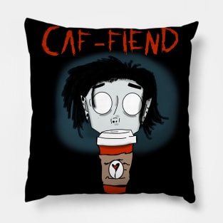 Caf-fiend Pillow