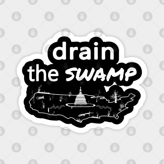 Drain The Swamp Magnet by Bahaya Ta Podcast